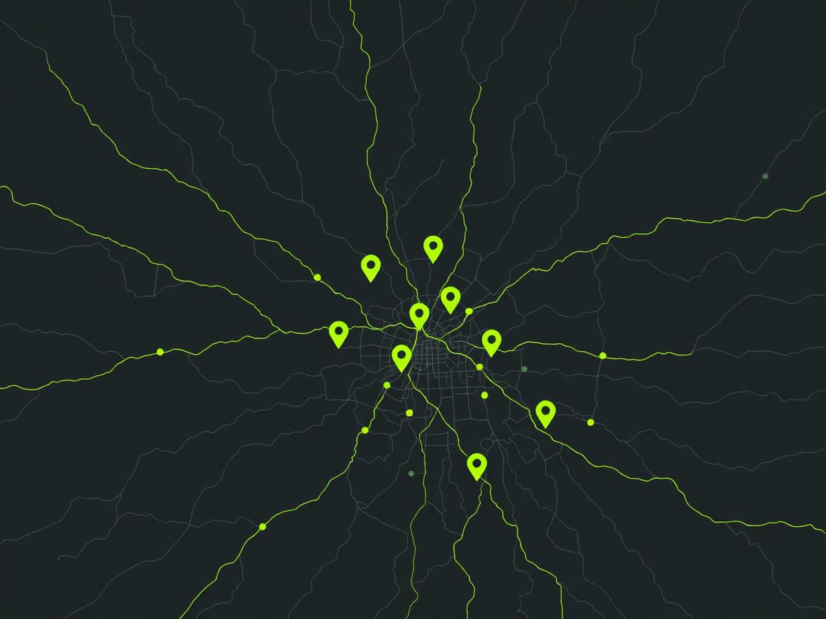 Map of the Las Vegas metro area served by Built It