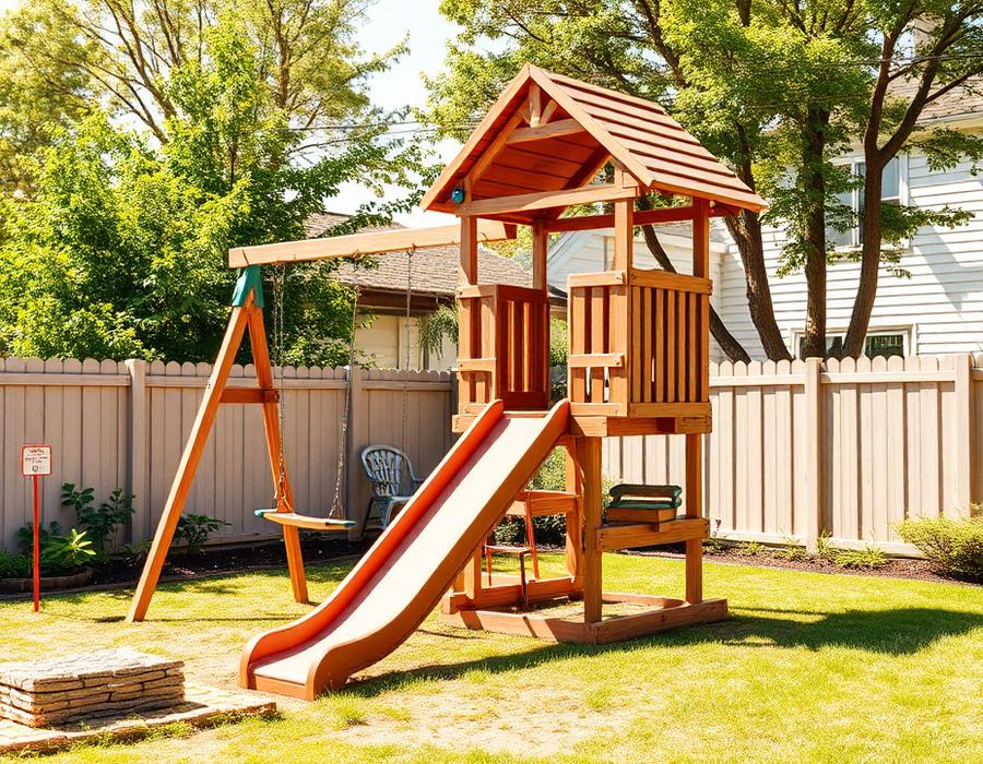 Swing Set Assembly in Las Vegas